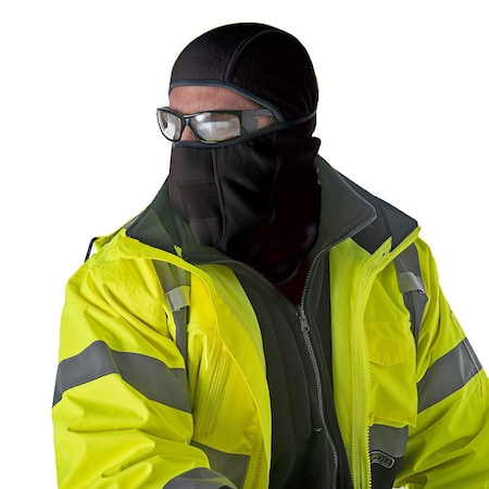 Cordova Stretch Polar Fleece, Face/Neck Cover, Blk HL150B