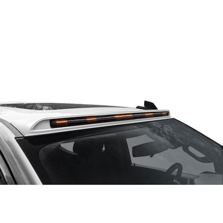 Ventshade Lights Utility, Direct Fit Continuous Light Bar, Amber LED, Single, Summit White Housing 898123-GAZ