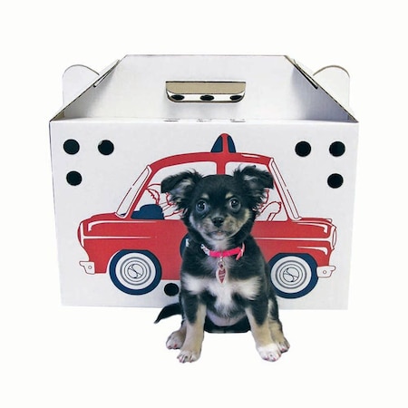 Jorgensen Laboratories Jorvet Kitty-Kab Pet Carrier, 9"W x 11 1/2"H x 18"L, 20PK J0133