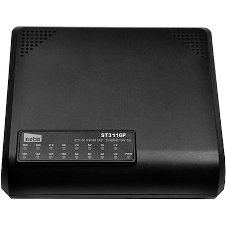 Ntsys NETIS ST3116P 16-PORT 10/100 SWITCH ST3116P