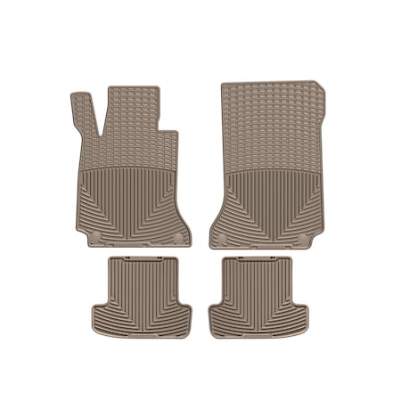 Weathertech Tan, Front and Rear All Weather Floor Mats MB C207 T