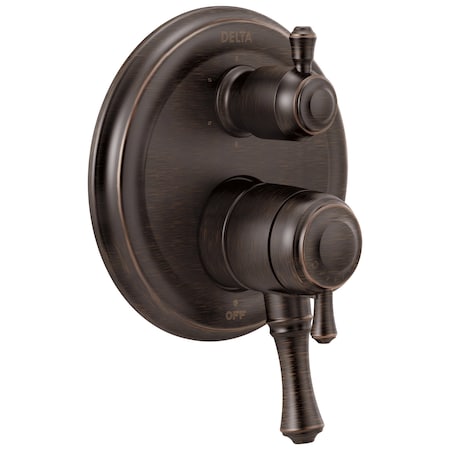 Delta Cassidy Traditional 2-Handle Monitor 17 Series Valve Trim with 6-Setting Integrated Diverter T27997-RB