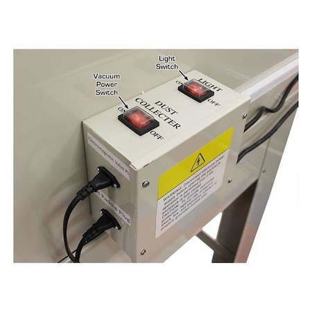 Atlas Automotive Equipment Extra Large Pressurized Sandblast Cabinet PSBC990