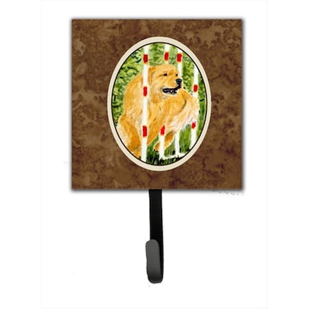 Carolines Treasures 4.25 x 6 in. Golden Retriever Leash Or Key Hook SS8906SH4