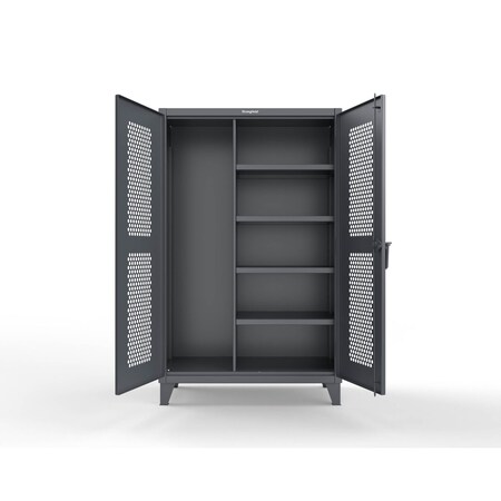 Strong Hold Extreme Duty Ventilated (Hex) Janitorial Storage Cabinet 46-H-BC-244