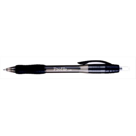 Paper Mate Profile Refillable Retractable Ballpoint Pen, Super Bold Tip, Black InkBarrel, 12PK 81489