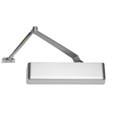 Global Door Controls Commercial ADA Grade 1 Door Closer in Aluminum With Adjustable Sizes 1-4 TC511-AL