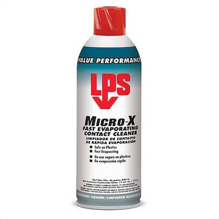 Lps Micro-x Fast Evaporating Contact Cleaner, 11 oz LP04516