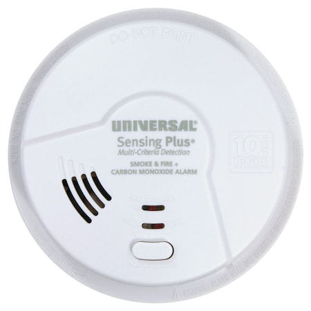 Universal Security Instruments Smoke/CO Alarm, Sealed Battery, LED, 85 dB AMIC3511SB