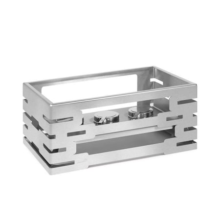 Rosseto Serving Solutions Multi-Chef Stainless Steel Rectangle Warmer with Burner Holder SM191