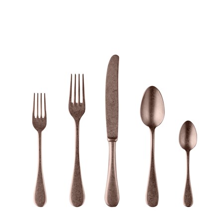 Mepra Vintage Bronze Flatware  Set - 20 Pcs. 1098VI22020
