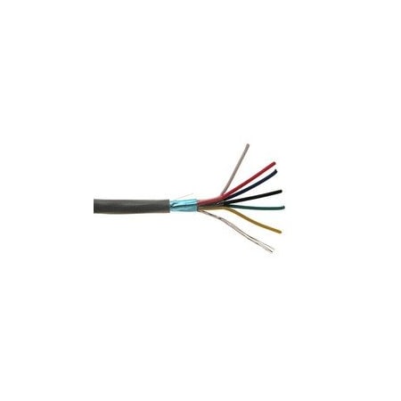 Cable Wholesale Shielded Security/Alarm Wire, Gray, 18/6 (18AWG 6 Conductor), Stranded, CMR / Inwall rated, 10K5-56212SF
