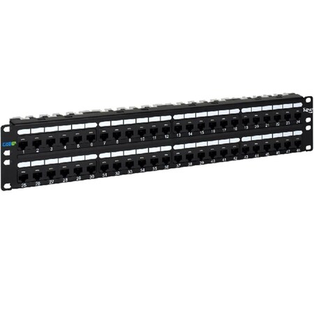 Icc -ICMPP0486B 2 RMS CAT 6A 48 Port Patch Panel ICC-ICMPP0486B