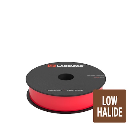 Labeltac Low Halide Supply 1in x 150ft LT4/Pro X, Red LT104LH