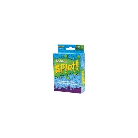 Teacher Created Resources Math Splat Addition Game, 225 Card(s), Learning, Educational, 2 to 6 Players 63759