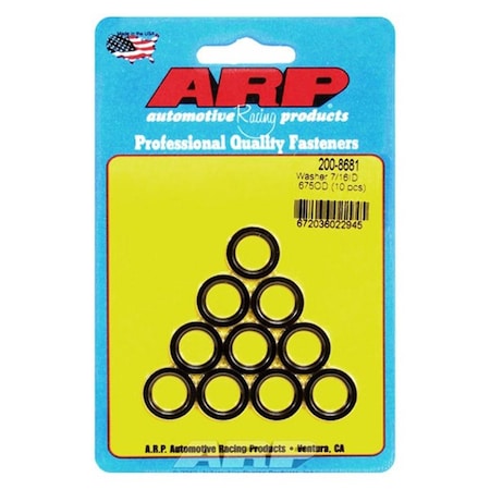Arp 200-8681 0.43 x 0.67 in. Connecting Rod Chamfer Washers - Set of 10, 10PK ARP200-8681