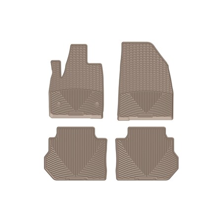 Weathertech Tan, Front and Rear All Weather Floor Mats W418TN-W535TN