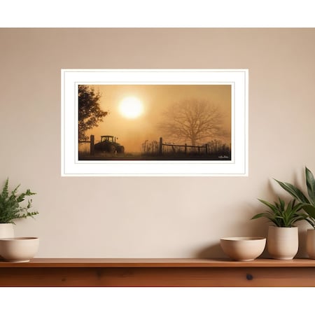 Homeroots Start Your Engines 2 White Framed Print Wall Art 406920