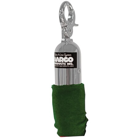 Aarco Form-A-Line Ropes, Green, Hardware Satin, 8' Tr-128