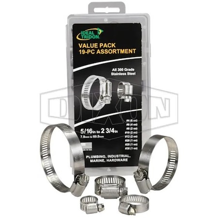 Dixon RANGE 5/16 to 2-3/4, 5/16-1/2 BAND HCVP-19