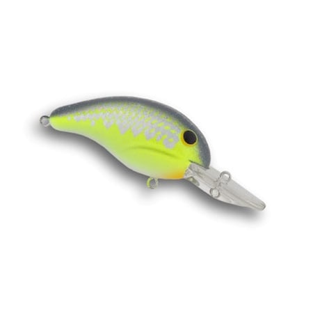 Bandit Lures Bandit Double Deep Diver, 0.25 - Chartreuse Fleck B300-D66