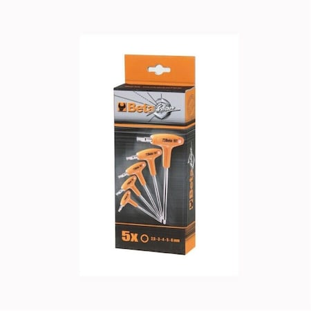 Gizmo Hexagon Allen Hex Key Wrenches Set with Handles for 96T-S5P - Set of 5 GI3698400