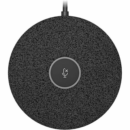 Logitech RALLY MIC POD - MICROPHONE - WIRED - GRAPHITE - OMNIDIRECTIONAL - 2-YEA 989-000430