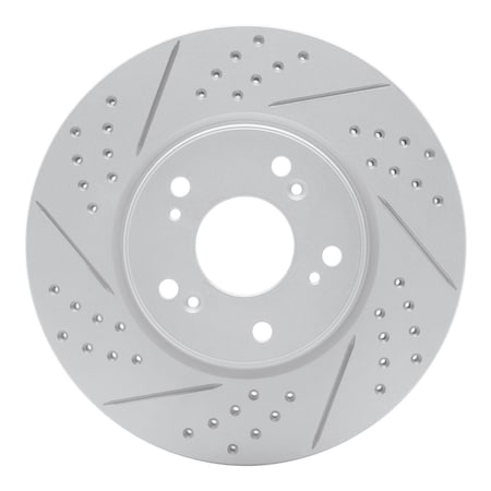 Dynamic Friction Co DFC Geoperformance Rotor - Drilled and Slotted 830-59037L