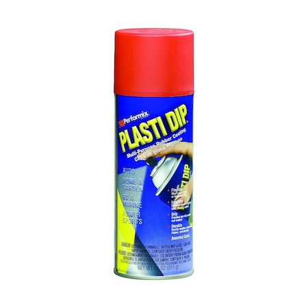 Plasti Dip Red 11 Oz. Aerosol Rubber Coating Rubber Coating Spray Paint 11201-6