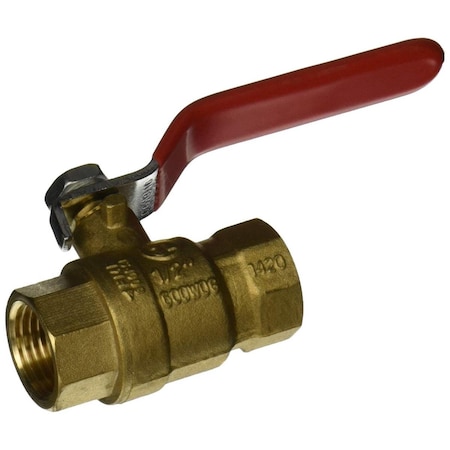 Homewerks Gas Ball Valve - 0.375 in. Ips Brass 201512