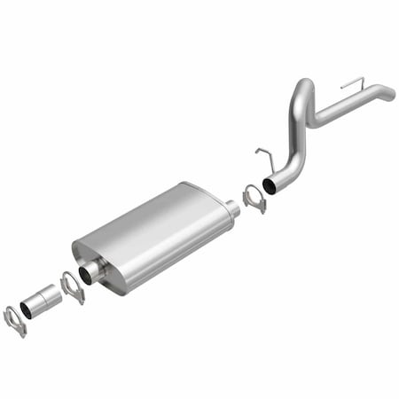 Bre Exhaust Exhaust System, Aluminized Steel; With Muffler; 2-1/4 Inch Pipe Diameter; Single Exhaust 106-0051