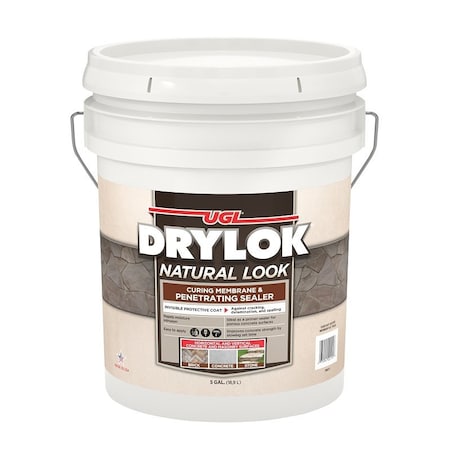 Ugl Natural Look Sealer, Clear, Liquid, 5 gal Pail 22115