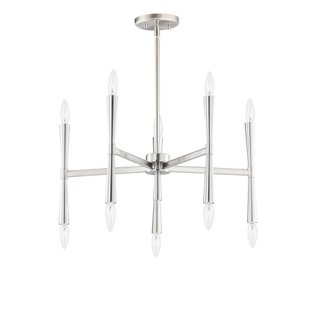 Maxim Rome 10-Light Chandelier 24625SN