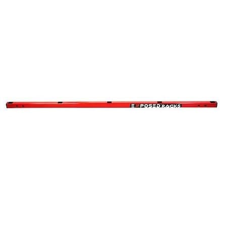 Exposed Rack 51 Length With Standard Holes Red Single 8-00-9751-RD