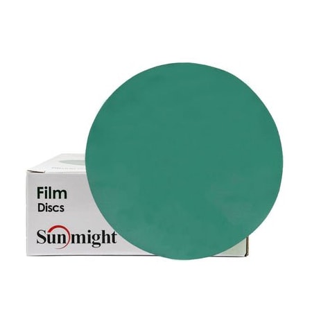 Renegade Products Usa 6" Sunmight Film Sanding Discs (Hook & Loop, 120 Grit) | Box of 50 PPV6XNHFILM120S
