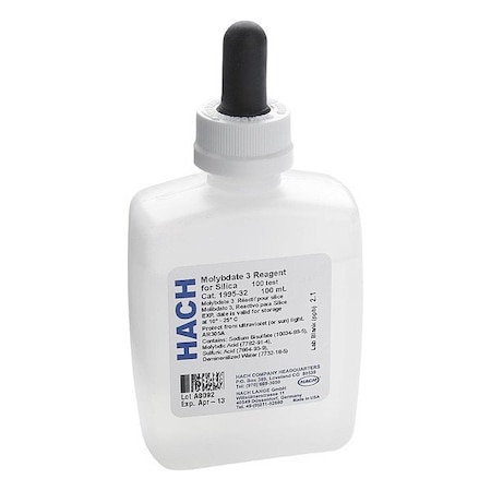 Hach Molybdate 3 Reagent, 100 mL, Bottle 199532