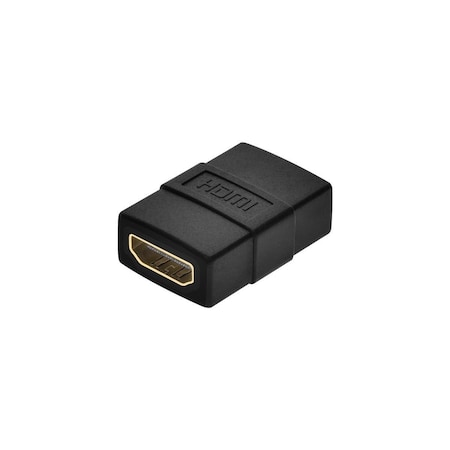 Monoprice Cable Coupler, HDMI, Black, Straight 2781