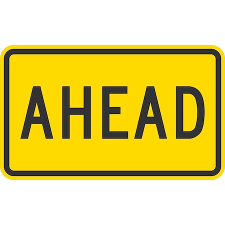 Lyle W16-9P, Ahead, 30x18, Diamond Grade, Yellow G-14714-DG_30x18