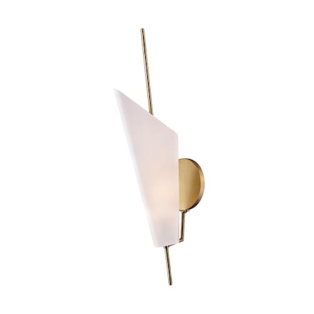 Hudson Valley Lighting Cooper 2 Light Wall Sconce 5 In. Aged Brass 8061-AGB