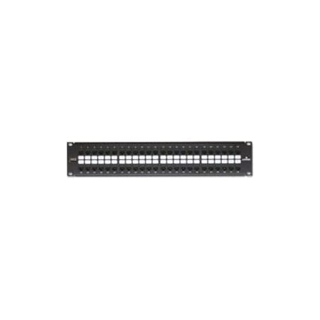 Leviton 48-Port Quickport Patch Panel, Kitted W/Extreme Cat6 Jacks 69270-U48
