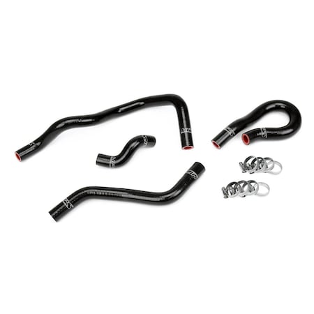 Hps Performance High Temp Reinforced Silicone Heater Coolant Hose Kit, Black,  57-1773-BLK
