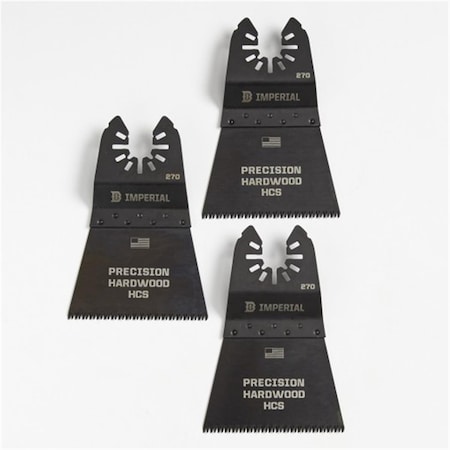 Imperial Blades One Fit 2.5 in. Japanese Precision High-Carbon Steel Blade, 3PK IBOA270-3