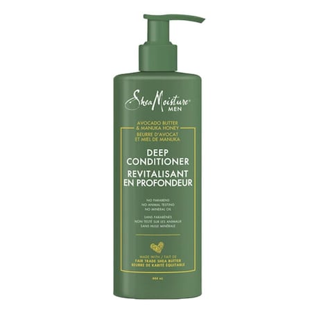 Shea Moisture Men Avocado Butter and Manuka Honey Deep Conditioner, 15 Fluid Ounce, 4PK 69625859