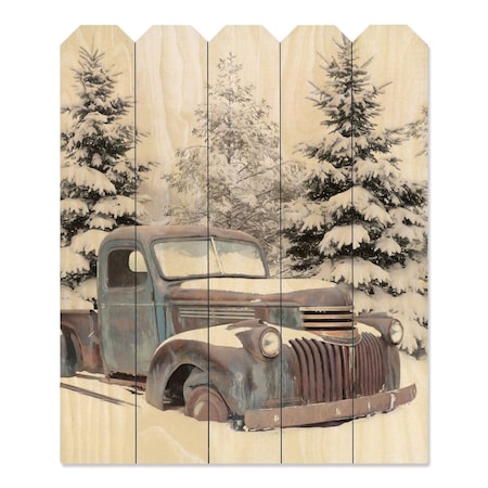 Homeroots Chevy at the Farm Unframed Print Wall Art 407509