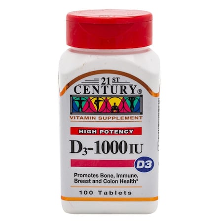 21St Century Vitamin D, 1000 IU, 100PK 74098527429