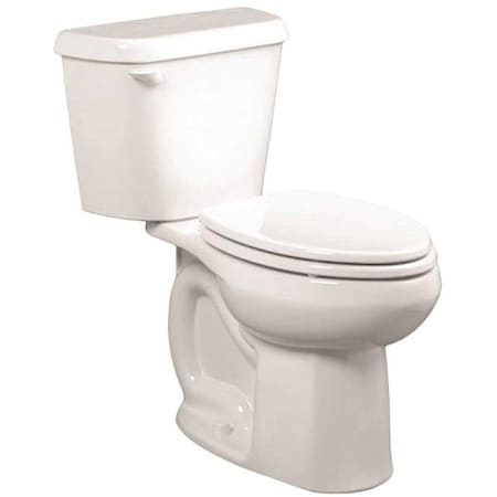 American Standard Colony Series Complete Toilet, Elongated Bowl, 128 gpf Flush, 12 in RoughIn, White 751CA101.020