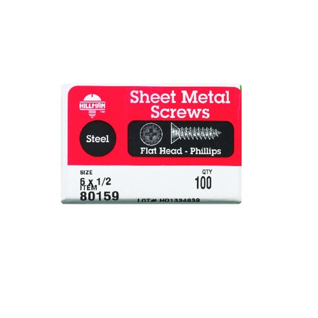 Hillman Zinc-plated Steel Flat Head 80159