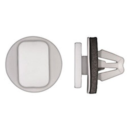 Disco Automotive Hardware White Nylon Interior Door Ret-6.5mm, 15PK 16311PK