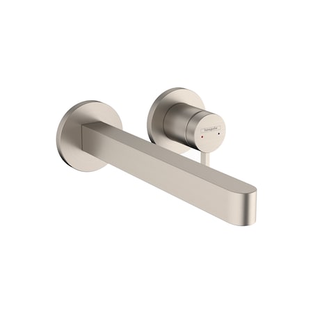 Hansgrohe Finoris Wall-Mounted Single-Handle Faucet Trim, 1.2 GPM in Brushed Nickel 76050821