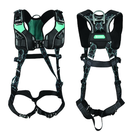 Safewaze Contour Full Body Harness: 1D, QC Chest/Legs (L) 025-1699